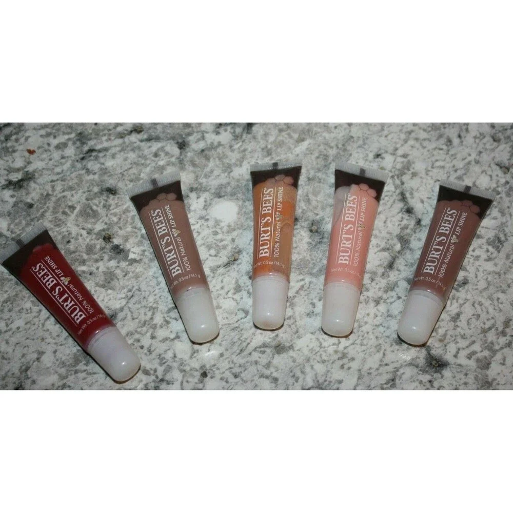 BURT'S BEES 100% NATURAL LIP SHINE TUBE #016 SPONTANEITY .05 OZ Cosmetics New